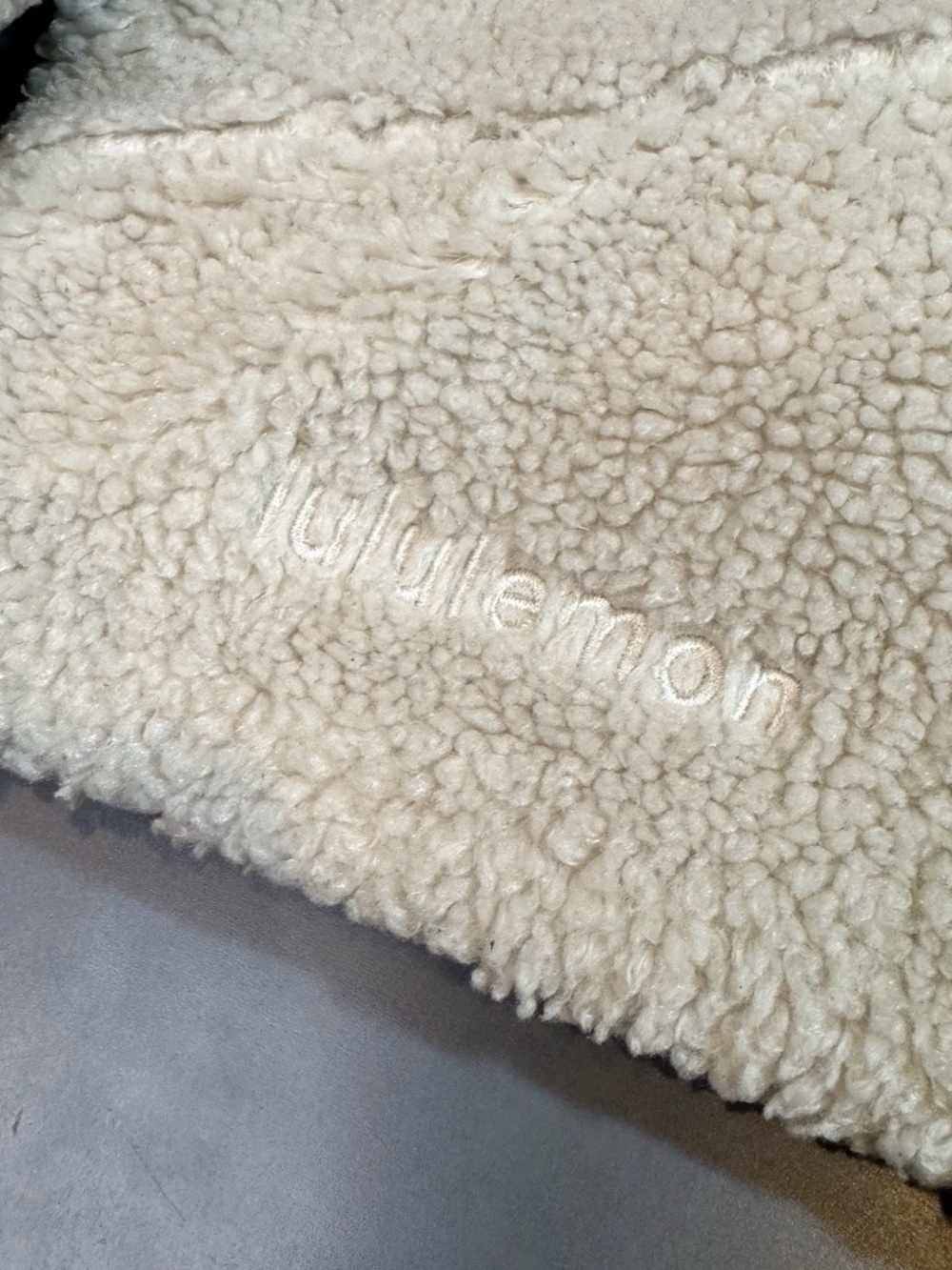 lululemon athletica Cream Sherpa Half-Zip Hoodie XS/S - Picture 9 of 10
